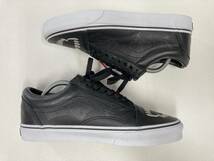 VANS OLD SKOOL 黒レザー 牙 蜘蛛の巣 US7 (25cm) バンズ オールドスクール アメリカ企画限定!!_画像7