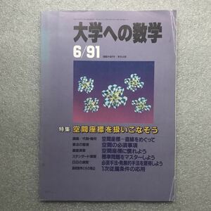 【希少】月刊「大学への数学」1991年6月号　安田亨 雲孝夫 長岡亮介 小島敏久 森茂樹 黒木正憲 本部均 福田邦彦 浦辺理樹 他　東京出版