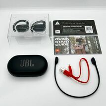 【美品】JBL SOUND GEAR SENSE ブラック 完全ワイヤレスイヤホン ジェービーエル 通電確認済 現状品_画像3