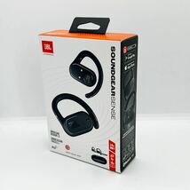 【美品】JBL SOUND GEAR SENSE ブラック 完全ワイヤレスイヤホン ジェービーエル 通電確認済 現状品_画像1