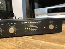 UNI-PEX MX-712 MIXER AMPLIFIER IXER AMPLIFIER ユニペックス パワードミキサー _画像3