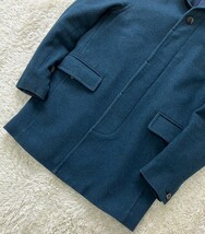 【裏地ストライプ★】Мサイズ 良品 Paul Smith JEANS ショールカラーメルトンコート◆ポールスミスジーンズ (1)_画像3