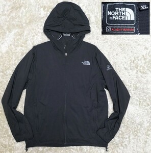 【大きいサイズXL】THE NORTH FACE FLIGHT SERIES プリマロフトナイロンパーカー/黒◆FLYWEIGHT INSULATION HOODIE☆ノースフェイス (1101)