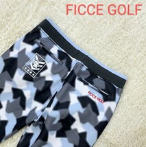 【裏ボア★】Lサイズ 良品 FICCE GOLF 総柄ロングパンツ◆フィッチェゴルフ (1)_画像1