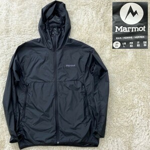 【大きいサイズXL★】美品 Marmot ライトシェルウィンドジャケット/ナイロンパーカー[Trans Breath Jacke]◆黒☆マーモット (1)