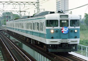 ◆◆ 【写真1枚】 阪和線　113系　快速　「祝 関西空港線開業」HM　KGサイズ　◆◆