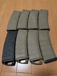 MAGPUL マガジン　8本セット PTS 次世代　P-MAG マグプル 30rd -120rd切り替えできます