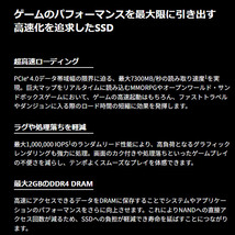 新品/超高速*高耐久/ゲームに◎[Nextorage]Gシリーズ4TB 内蔵SSD M.2 2280*転送速度7300MB/s PCIe Gen 4.0x4 NVMe1.4 4000GB*NE1N4TB/GHNEL_画像4