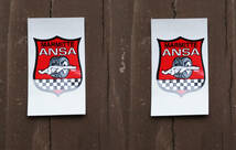 ANSA　アンサーマフラー用　シール2枚セット_画像1