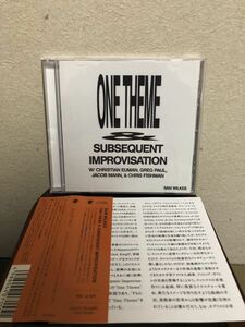 SAM WILKES - ONE THEME & SUBSEQUENT IMPROVISATION CD サム・ウィルクス 