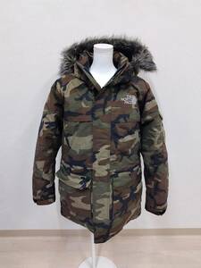 美品 THE NORTH FACE ザノースフェイス MCMURDO PARKA マクマードパーカー ダウン マウンテン ND01609 迷彩柄 カモフラ サイズS【5235】