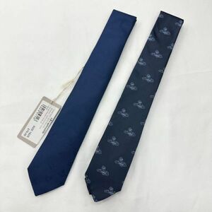 【4,000円スタート～(送料別)】お買い得！Vivienne Westwood ヴィヴィアンウエストウッド【美品】ネクタイ おまとめ２点セット br07017155