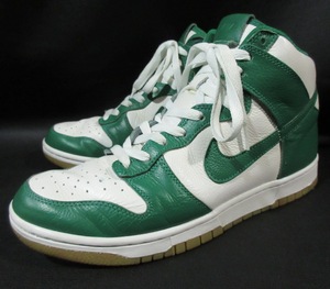 定価21,450円 ナイキ NIKE BY YOU DUNK HIGH バイユー ダンク ハイ DV2273-900 スニーカー 靴 グリーン 緑