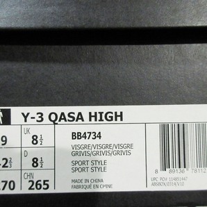 定価51,150円 Y-3 ワイスリー ヨウジヤマモト adidas アディダス Qasa high BB4734 スニーカー 靴の画像10