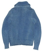 ブルーブルー BLUE BLUE ハリウッド ランチ マーケット INDIGO DYE ショールカラー ニットカーディガン_画像3