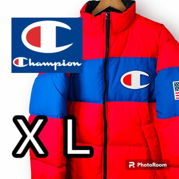 Champion ダウン チャンピオン　ダウンジャケット アクションスタイル 赤