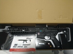 SIG AIR製 MCX VIRTUS SBR フルメタル電動ガン BK シグザウエル　リポバッテリー付　ジャンク