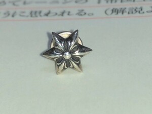 クロムハーツ スタースタッドピアス ポスト14k CHクロス スター