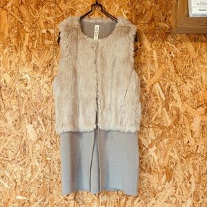  beautiful goods PECHINCHAR Scott Club rabbit fur the best gilet fur the best 2657