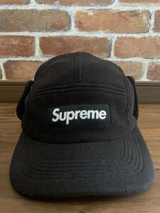 Supreme Polartec Ear Flap Camp 帽子 キャップ ブラック Black 黒 シュプリーム 