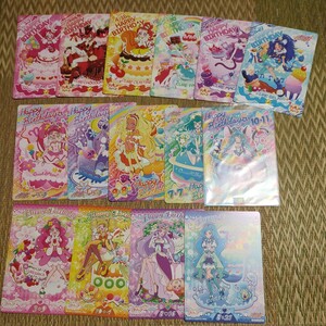 プリキュア　キャラクターバースデーカード　ア・ラ・モード、トゥインクル、ヒーリングっど　各種