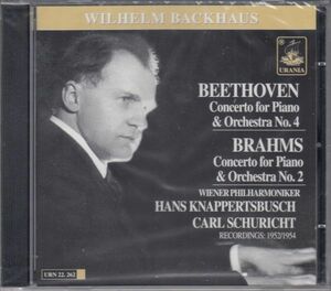 [CD/Urania]ベートーヴェン:ピアノ協奏曲第4番ト長調Op.58他/W.バックハウス(p)&H.クナッパーツブッシュ&ウィーン・フィルハーモニー管