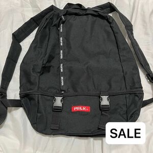 【SALE】リュック ミルクフェド MILKFED バックパック ブラック リュックサック 黒 通勤通学