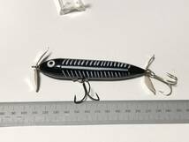 ヘドン ウンデッドスプーク ザラボディー Heddon Wounded Spook フック改(検.OLD オールドレーベル ホッパーストッパー ノーマン コーデル _画像7