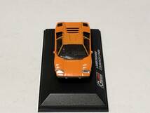 G.space 1/72 LAMBORGHINI COUNTACH LP400 ランボルギーニカウンタック　LP400 ダイキャストカーコレクション オレンジ_画像2