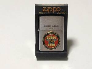 ZIPPO ジッポー ハードロックカフェ ゲストパス 1999年製 HARD ROCK CAFE GUEST PASS 名古屋 3周年 アメリカ USA 喫煙具 MADE IN USA