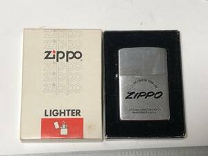 未使用 ZIPPO ジッポー ロゴマーク 1982年製 ブラックロゴ 希少 アメリカ 喫煙具 MADE IN USA