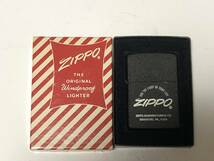 未使用 ZIPPO ジッポー ロゴマーク 1989年製 ブラック　ホワイトロゴ 希少 アメリカ 喫煙具 MADE IN USA_画像1