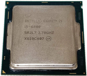送料無料 Intel Core i5-6400 (2.70GHz/TB:3.30GHz/SR2L7 bulk LGA1151/4C/4T/L3 6M/HD530/TDP65W 起動確認済