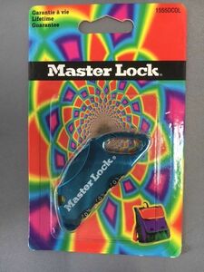 ★Master Lock 1555DCOL 3桁式ダイヤルロック　ブルー　新品★