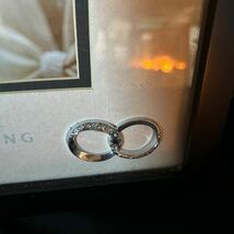 プロポーズ　指輪　結婚式　指輪入り額縁　WITH THIS RING 【KAMI4-11011】　記念　ウェディング　置物_画像2