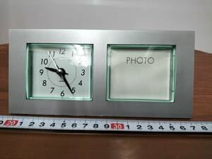 コレクション　昭和　レトロ　アンティーク　置き時計　写真立て　飾り　クオーツ
