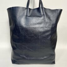 2401-27-4｜美品｜CELINE セリーヌ ホリゾンタルカバ トートバッグ レザー ブラック_画像3