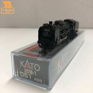 1円〜 動作確認済み KATO Nゲージ 2016-1 D51 498 蒸気機関車