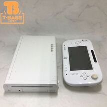 1円〜 動作確認済み 初期化済 Nintendo Wii U 本体 コントローラー ホワイト 32GB WUP-101 WUP-010_画像1