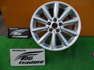 L2393vc BMWミニ純正 クラブマン F54 クーパー １７インチ ベントスポーク 518 アルミホイール 7.5Jx17 ET54 １本（3611 6856045）