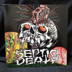 【カラー盤】 SEPTIC DEATH　「Gore Story」　LPレコード　ハードコア　ドイツ限定？