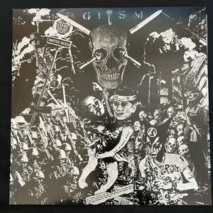 【美品】 GISM 「DETESTATION」 DOG1 ギズム ディテステーション パンク レコード LP インサート付