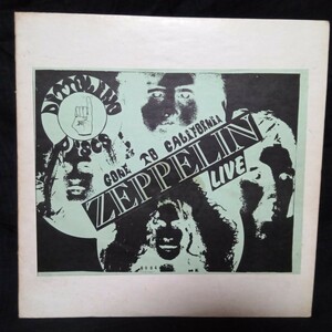 Led Zeppelin　「Gone To California」　Live盤レコード　