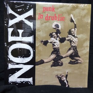 【NOFX―1】 NOFX 「punk in drublic」 LPレコード インサート付き パンク