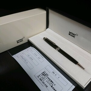 【未使用保管品】モンブラン ボールペン 164 マイスターシュテュック MONTBLANC mont blanc マイスターシュテック ブラック×プラチナ