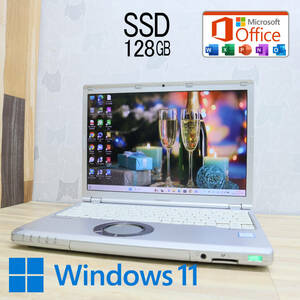 ★中古PC 高性能7世代i3！M.2 SSD128GB★CF-SZ6 Core i3-7100U Webカメラ Win11 MS Office 中古品 ノートPC★P63888