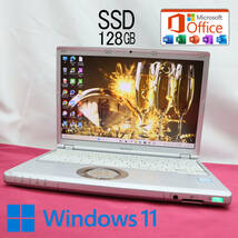 ★中古PC 高性能7世代i3！M.2 SSD128GB★CF-SZ6 Core i3-7100U Webカメラ Win11 MS Office 中古品 ノートPC★P64042_画像1