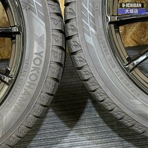 バリ溝 21年製 215/50R17 ヨコハマIG60 スタッドレスタイヤ ブラック 17インチ ホイール 5H 114.3 レヴォーグ 80系 ノア VOXY MAZDA3 002_画像7