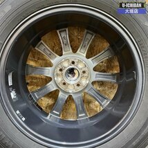 バリ溝 走行少 2020年製 スバル GP XV SH フォレスター 225/55R17 ダンロップ WM02 スタッドレスタイヤ 17インチ ガンメタ 5H100 大垣 002_画像8