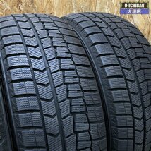 バリ溝 走行少 2020年製 スバル GP XV SH フォレスター 225/55R17 ダンロップ WM02 スタッドレスタイヤ 17インチ ガンメタ 5H100 大垣 002_画像10